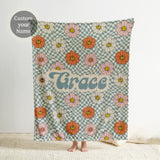 Personalized Blanket With Name, Super Soft Premium Fleece Blanket for Kids and Adults - Unique Gift for Birthday, Baby Shower, Christmas, House Warming, Valentine's day
