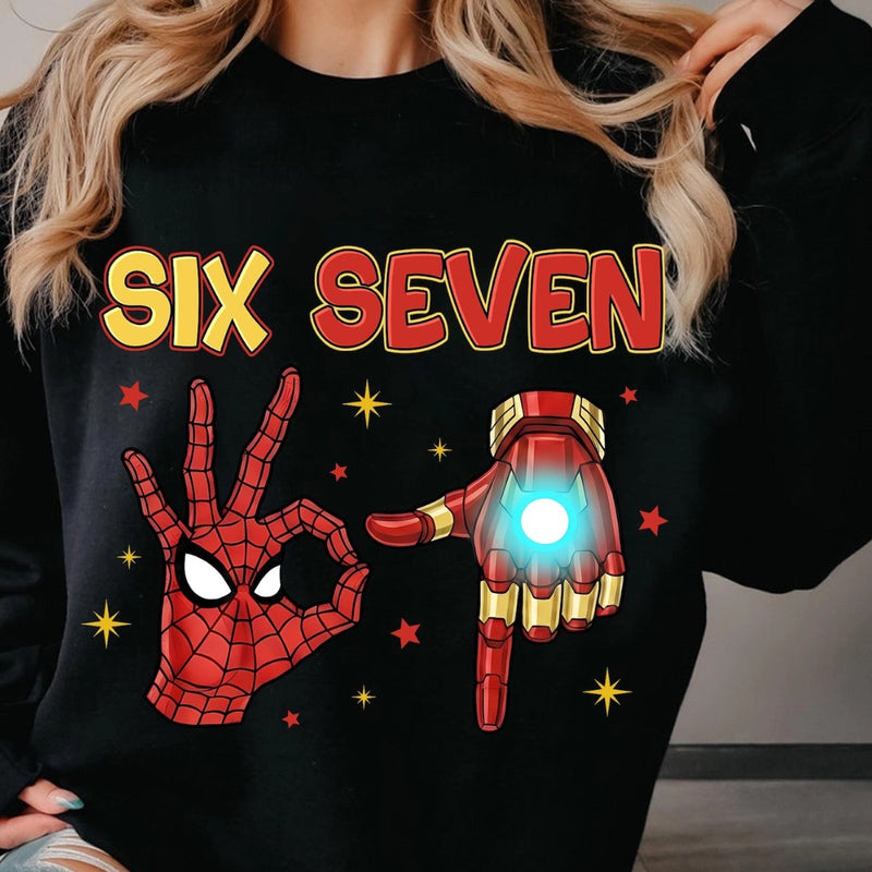 6 7 Six Seven Trendy Shirts Sweatshirts Hoodies for Kids and Adults