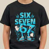 Funny 67 Six Seven Meme Shirt, 6-7 Italian Brainrot Shirt, Funny Retro Graphic Top, Cool Gamer Style T-Shirt, Playful Streetwear Gift
