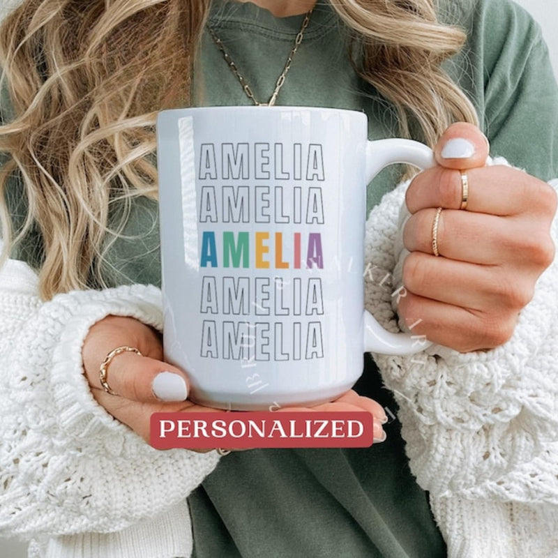 Name Mug, Personalized Mug, Custom Mug, Custom Name Mug, Custom Mug, Women Mug Customized Name Gift For Her Personalized Gift For Her