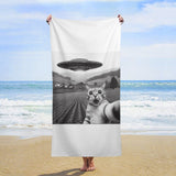 Funny beach towel for kids and adults