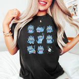 Cute Demon Hunter Tiger Shirt, Derpy the Tiger And Bird Demon Hunter Tiger Tee, Hunters Tiger fan, Kpop Saja Boys