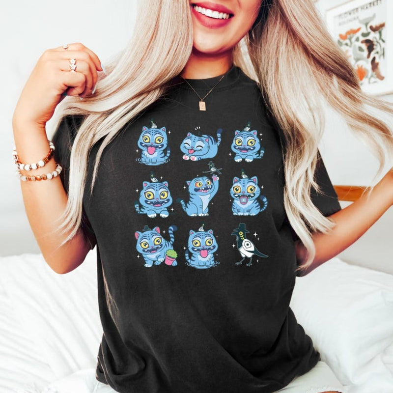 Cute Demon Hunter Tiger Shirt, Derpy the Tiger And Bird Demon Hunter Tiger Tee, Hunters Tiger fan, Kpop Saja Boys