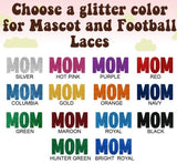 Custom Glitter Football Mascot Shirt, Personalized Football Team Shirt, Customized Football Mom Gifts, Football Mom Shirt