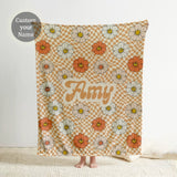 Personalized Blanket With Name, Super Soft Premium Fleece Blanket for Kids and Adults - Unique Gift for Birthday, Baby Shower, Christmas, House Warming, Valentine's day