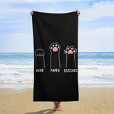 Cute beach towel for kids and adults