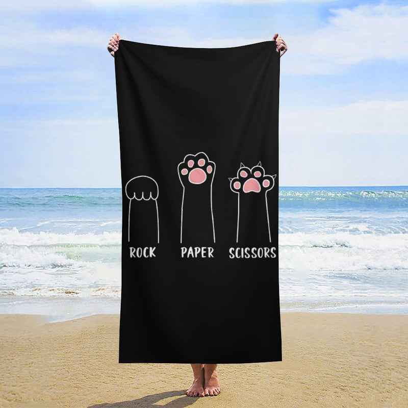 Cute beach towel for kids and adults