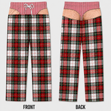 Christmas Pajama Pants Funny 3D Hairy Cheeky Costume Vintage Leg Thong Big Booty Pjs