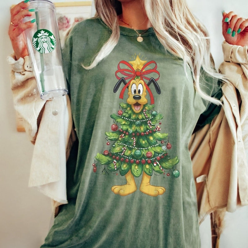 Vintage Christmas Tree Shirt Sweatshirts Hoodies - Cute Christmas Family Shirts