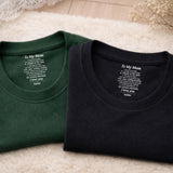 Custom Inside Neck T-Shirt with Name & Text - Personalized Birthday Gifts For Mom - Never Forget That I Love You