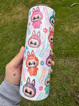 Kawaii Labubu Inspired Tumbler, Portable Car Mug, Travel Coffee Tumbler