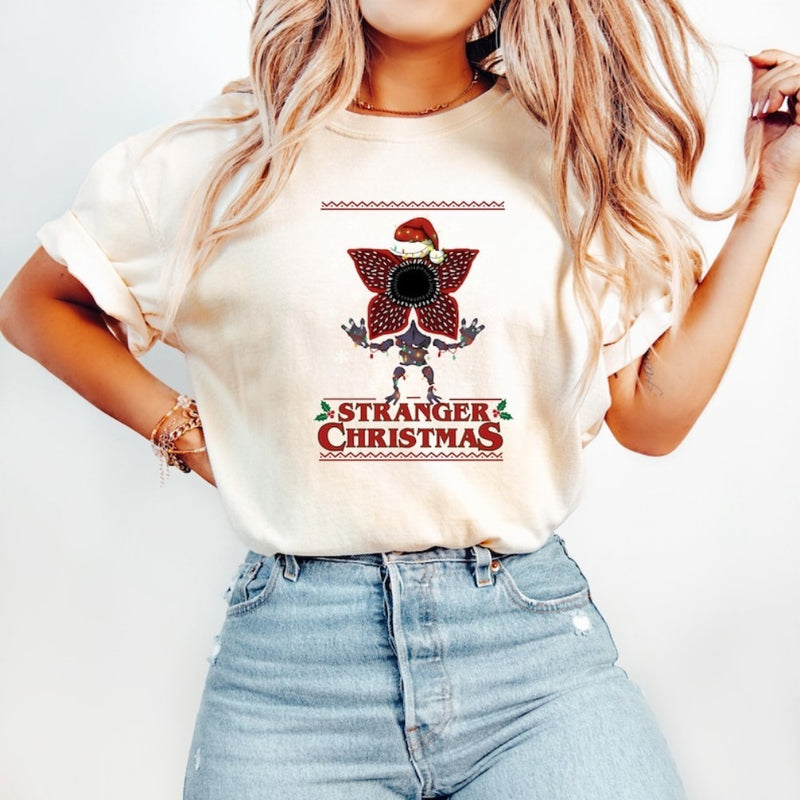 Stranger Things Season 5 Retro Video Game Demogorgon T-Shirt Sweatshirts Hoodies