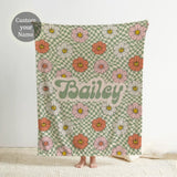 Personalized Blanket With Name, Super Soft Premium Fleece Blanket for Kids and Adults - Unique Gift for Birthday, Baby Shower, Christmas, House Warming, Valentine's day
