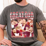 Unisex Personalized T-Shirt with Photo and Text - Unique Gift for Father's Day, Birthday, Mother's Day, Christmas