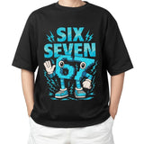 Funny 67 Six Seven Meme Shirt, 6-7 Italian Brainrot Shirt, Funny Retro Graphic Top, Cool Gamer Style T-Shirt, Playful Streetwear Gift