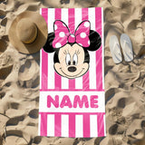 Custom Beach Towel for Kids and Adults, Custom Summer Beach Towel, Summer Gift for Beach Trip