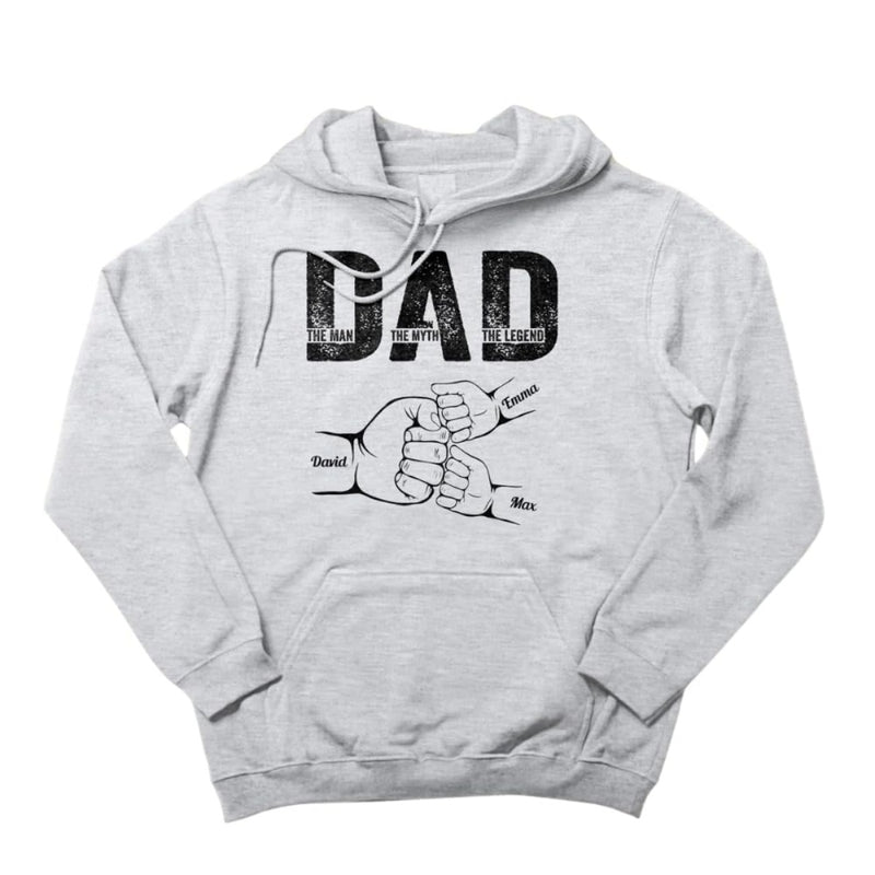 Dad The Man The Myth The Legend - Personalized Shirt Father's Day, Dad The Man The Myth The Legend Shirt, Fathers Day Shirts for Dad Grandpa Papa, Custom Dad Shirts for Men, Gifts for Dad Grandpa