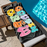 Personalized Cousin Crew Beach Towel with Name, Summer Beach Gift for Cousin, Custom Name Pool Towel, Matching Cousin Trip Gift, Family Vacation Gift