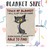 Funny Throw Blanket, Perfect Gift for Kids and Adults, Unique Birthday Gifts for Women Men Who Have Everything