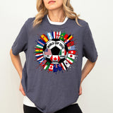 2026 Soccer Cup Shirt, Soccer World Tournament T-shirt, International Game Day Tees, Usa Canada Mexico Football Sweatshirt, Sport Fan Gift