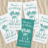 Custom Beach Towel for Beach Vacation, Summer Birthday