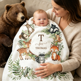 Personalized Name Blanket for Baby Shower, Birthday and Christmas