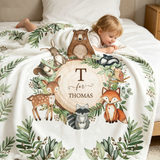 Personalized Name Blanket for Baby Shower, Birthday and Christmas