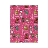 Custom Paw Patrol Blanket, Paw Patrol Blanket Toddler, Baby Blanket, Baby Shower Gift, Baby Gift, Personalized Blanket