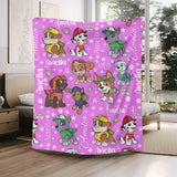 Custom Paw Patrol Blanket, Paw Patrol Blanket Toddler, Baby Blanket, Baby Shower Gift, Baby Gift, Personalized Blanket