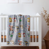 Custom Paw Patrol Blanket, Paw Patrol Blanket Toddler, Baby Blanket, Baby Shower Gift, Baby Gift, Personalized Blanket