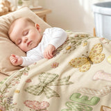Super Soft Personalized Blanket with Name for Newborn, Kids - Unique Gift for Birthday Christmas