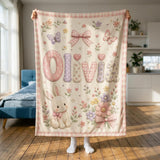 Super Soft Personalized Blanket with Name for Kids - Unique Gift for Birthday Christmas