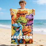 High Quality Personalized Name Beach Towel,Bath Towel, Pool Towel for Kids and Adults