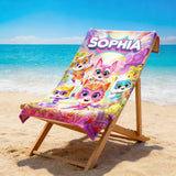 Cute Personalized Beach Towel for Kids and Adults