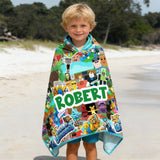 Customizable BrainRot Roblox Game Beach towel Bath towel