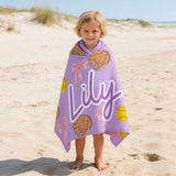 Custom Softball Beach Towel,Baseball Kids Name Beach Towel,Baseball Team Pool Towel,Coquette Bows Baseball Towel For Girls,Vacation Gift