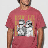 Custom Dad Vintage Photo Shirt: Personalized Fathers Day Shirt With Kids Photo, Funny Dad Shirt, Best Dad Ever Shirt, New Dad Gift