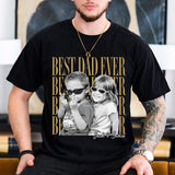 Custom Dad Vintage Photo Shirt: Personalized Fathers Day Shirt With Kids Photo, Funny Dad Shirt, Best Dad Ever Shirt, New Dad Gift