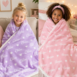 Personalized Name Blanket for Kids & Adults - High Quality Super Soft Blanket for Birthday Christmas Gift