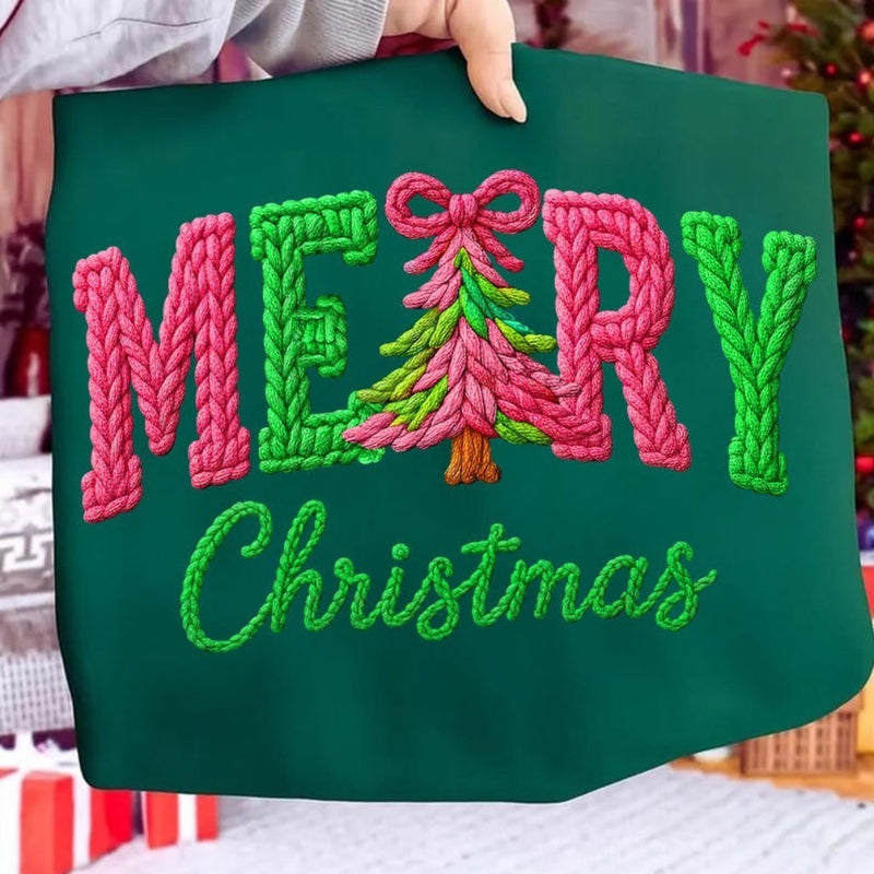 Realistic Yarn Christmas Holiday Sweatshirts Hoodies Shirts