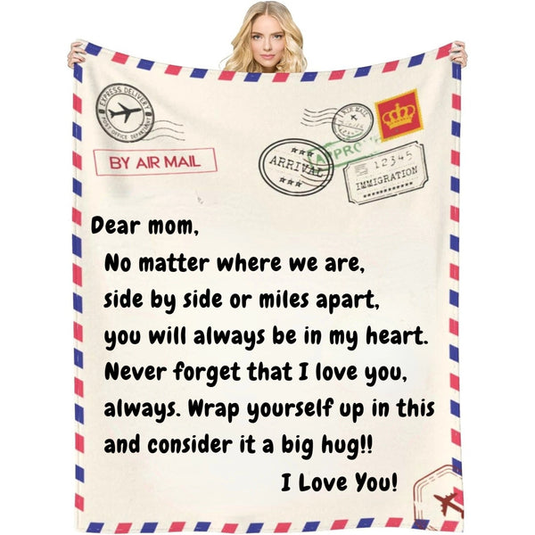 I love you always - Customizable Love Reminder Blanket for Family and Friends - Unique Gifts for Mom Dad Grandma Grandpa Daughter Son Granddaughter Grandson Besttie