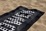 Custom Soccer Beach Towel, Personalized Soccer Beach Towel, Sport Team Custom Name Beach Towel, Soccer Team Gifts, Soccer Player Gift