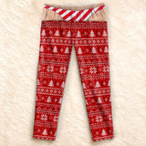 Custom Funny Christmas Pajama Pants, Fake Underwear Illusion Plaid Bottoms, Personalized Christmas Birthday White Elephant Gag Gift Him