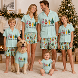 Matching Family Christmas Pajamas Tis The Sea Sun, Custom Family Vacation PJs