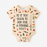 High Quality Super Soft Baby Bodysuit | 100% Cotton Infant Outfit for Fishing Lover | Baby Shower Gift