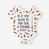 High Quality Super Soft Baby Bodysuit | 100% Cotton Infant Outfit for Fishing Lover | Baby Shower Gift