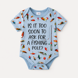 High Quality Super Soft Baby Bodysuit | 100% Cotton Infant Outfit for Fishing Lover | Baby Shower Gift
