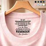 Custom Inside Neck T-Shirt with Name & Text - Personalized Birthday Gifts For Grandchildren - Never Forget That I Love You