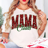 Glitter Mama Claus Christmas Shirt Sweatshirt