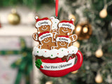 Personalized Gingerbread Christmas Ornament 2024, Custom Resin Family Ornament, Custom Christmas Gift,Personalized Xmas Gift,Christmas Decor